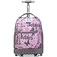 Tilami Rolling Backpack 16 Inch School College Travel Carry-on Backpack Boys Girls, Travel