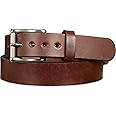 Bullhide Belts, Non Stitched Mens Leather Belt for Work, CCW Carry, 1.50" Wide, USA Made
