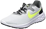 NIKE Men's Race Sneaker, Pure Platinum Volt White