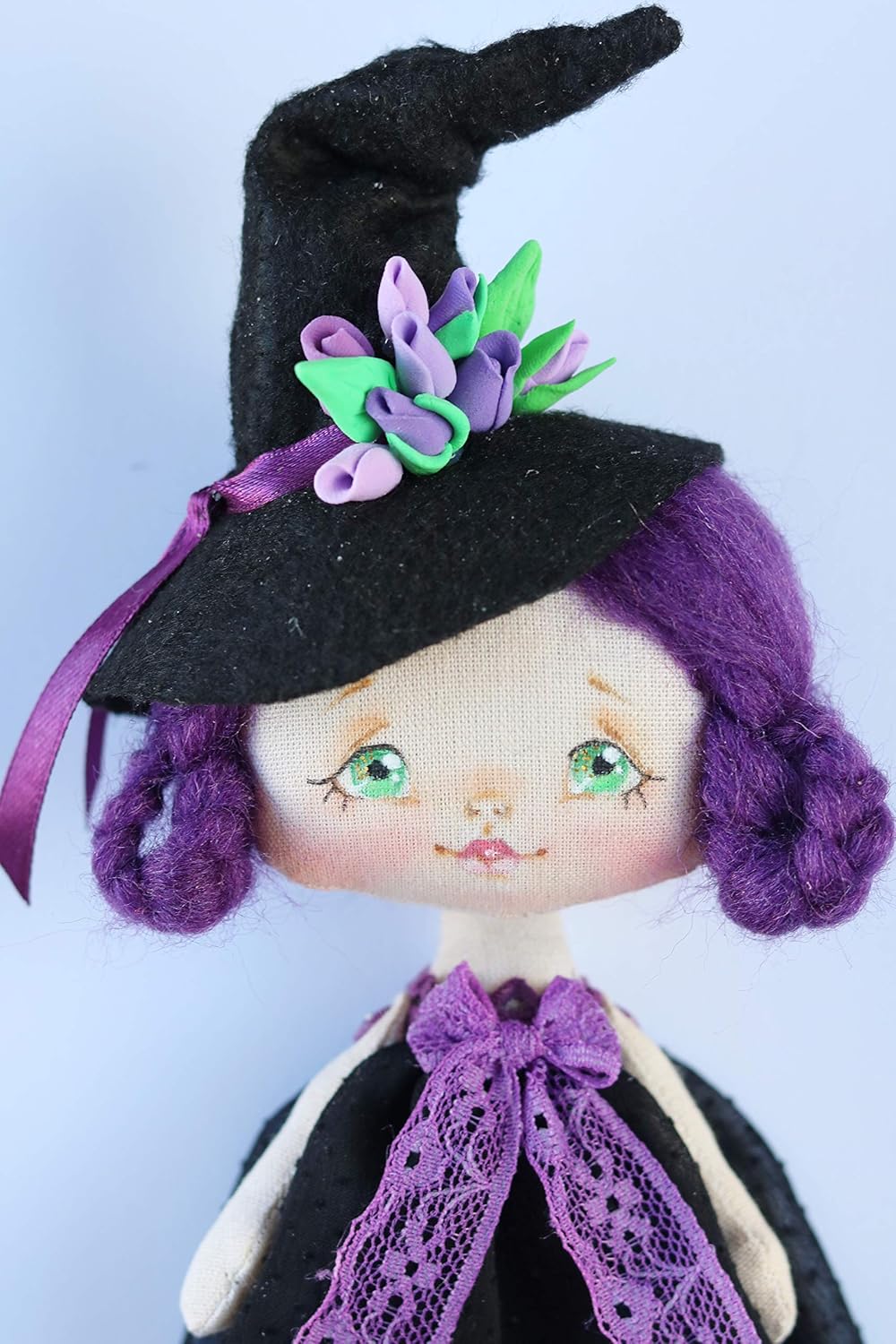 Handmade Products Witch Kitchen Doll Halloween Witch Doll Halloween Decor Little Witch Toy Toys Games