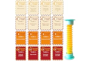 MLOLM Thanksgiving 5 Second Game Cards 108 Fall Thanksgiving 5 Second Rule Game Cards with 5 Second Hourglass -Fun Travel Game Night Think Fast Shout Out Answers