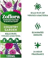 Zoflora Country Garden All Purpose Disinfectant 12 x 120ml Concentrate view 2