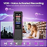 ZIPCIDE 2GB Digital Voice Activated Recorder HD Dual MIC DSP Noise Reduction view 3