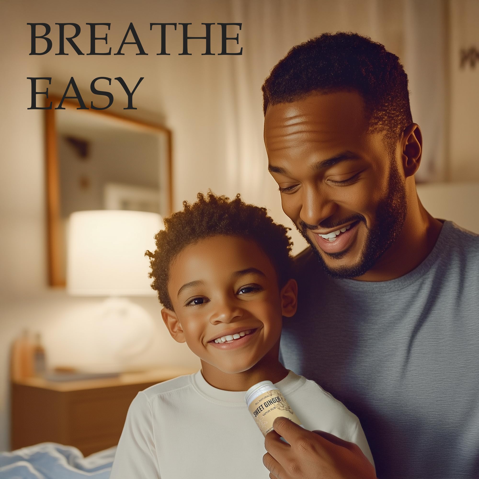 TOGOLIUN Sweet Ginger Vapor Rub Stick – All-Natural Herbal Balm with Ginger & Peppermint, Plant-Based Formula, Easy-to-Use Stick Design (1)