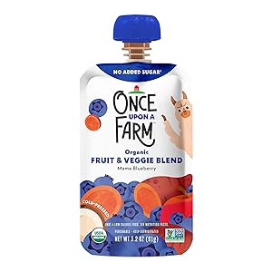 Once Upon a Farm, Organic Mama Bear Blueberry, 3.2 Ounce