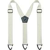 JEMYGINS Hidden Suspenders for Men Under Clothes with 3 Snap Loop (1.5" Wide)