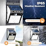 litogo 6 Pack Solar Lights Outdoor Motion Sensor 140 LED IP65 view 4
