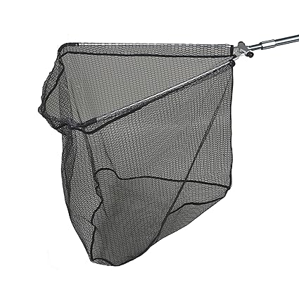 Q-Tac Unterfangkescher mit Hammerkopf, Kescher Angeln gummiert, Länge: 240/270cm
