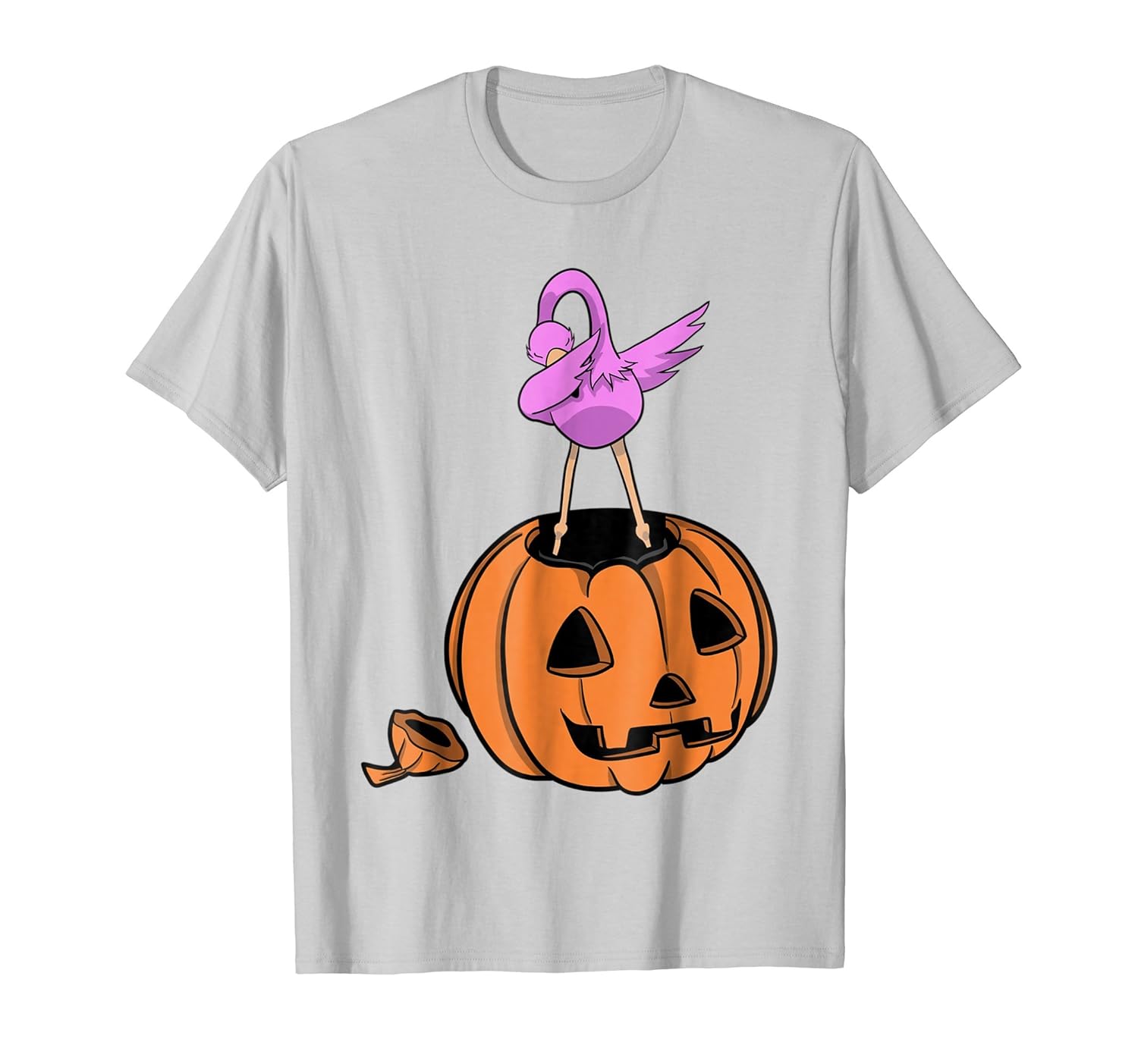 Halloween Flamingo Dabbing T-Shirt Funny Dab Horror Tee-ANZ