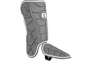 G-Form MLB Elite Batter's Baseball Leg Guard, Grey, Youth RH Hitter