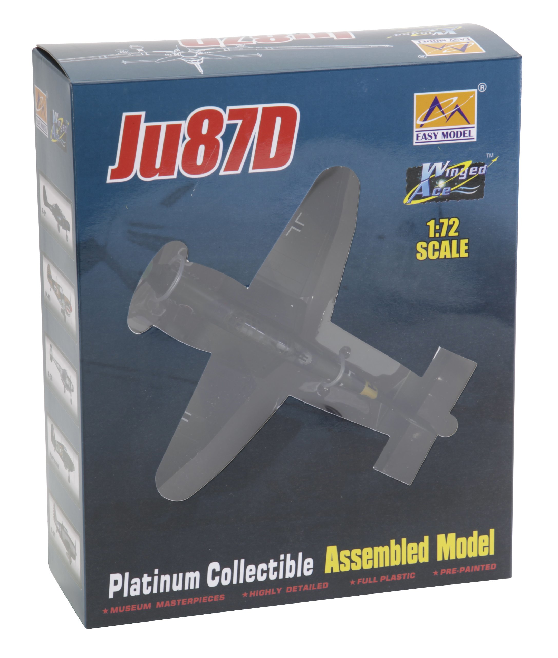 Easy Model 36385 1:72 - Junkers Ju87D-1 Stuka - 2./StG.2 1942 Pre Built Model, Various