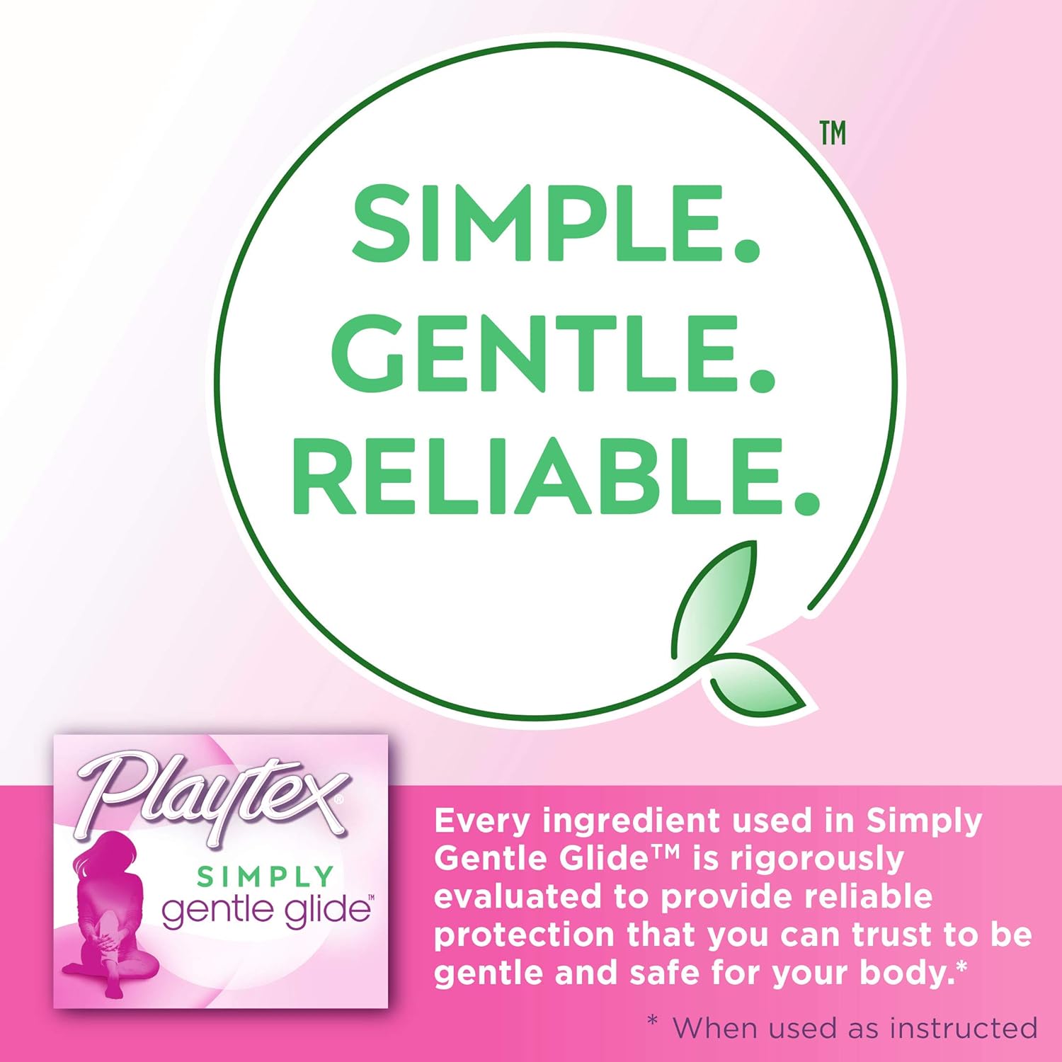 Playtex Simply Gentle Glide Multipack Unscented Tampons with Regular and Super Absorbencies, 50 Count (Packaging May Vary): Health & Personal Care