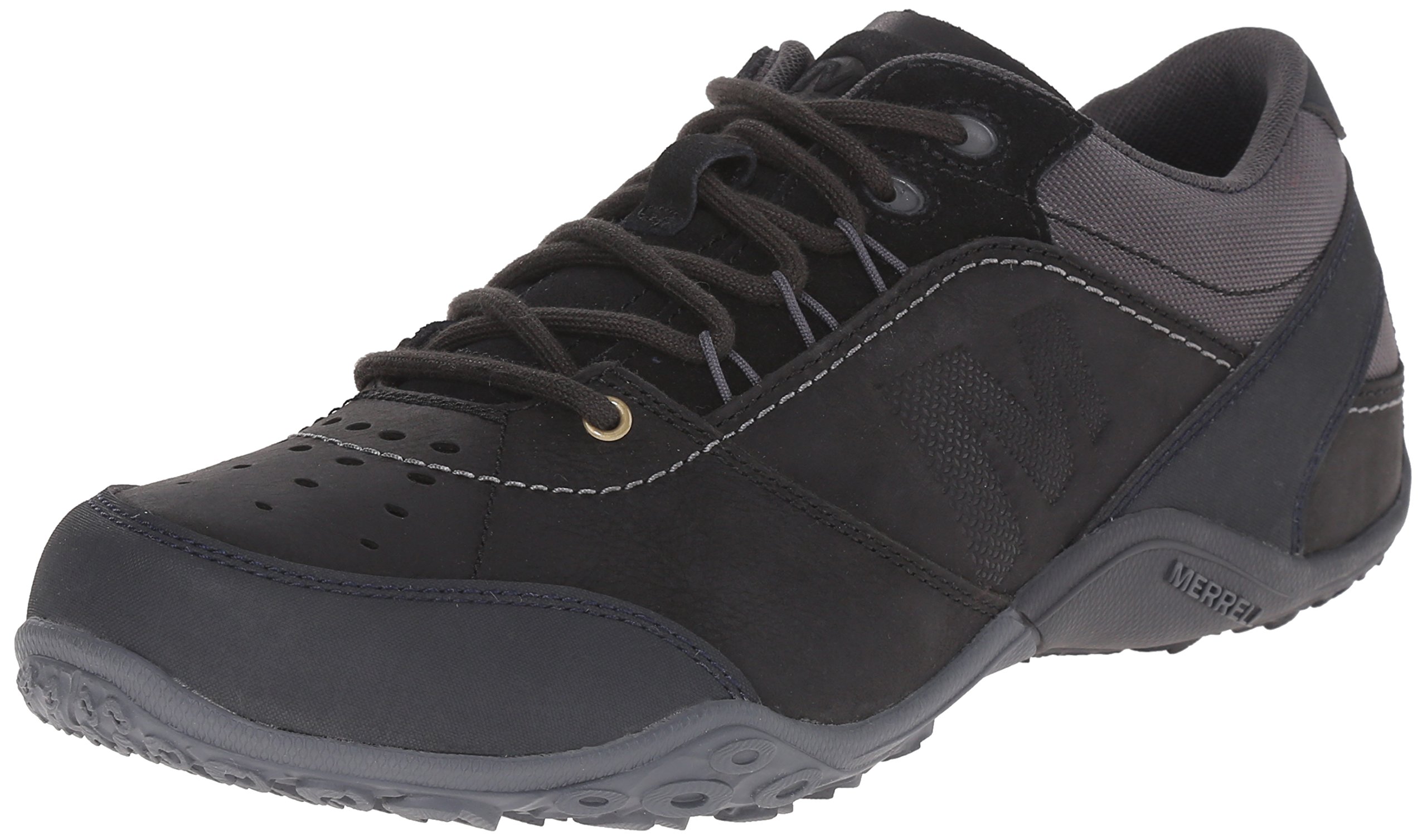 Merrell Wraith Fire Navy Leather Mesh Low Top Lace Up Trail Hiking Shoes Merrell Casual Shoes for Men for sale | eBay main image 2