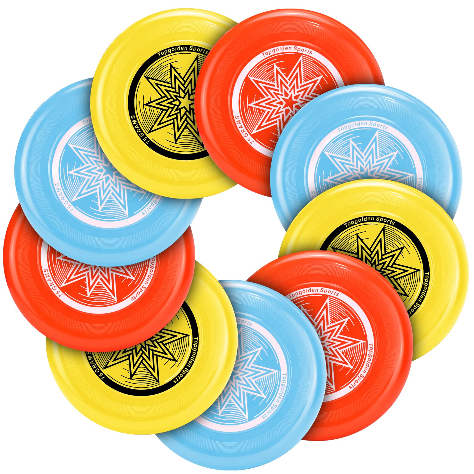 Photo 1 of *USED*
Eastgoing 4 Pack Flying Discs Set for Outdoors Beach Backyard Sports Classic Play Discs for Adults (9.05-Inches)- Assorted Colors