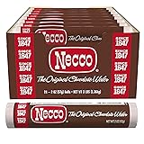 Chocolate Necco Wafers Candy, 24 Pack