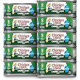 Chicken of the Sea Wild Caught Chunk Light Tuna, 5 Ounce Cans, 10-Count – High Protein 100% Classic Chunk Tuna in Water – Del