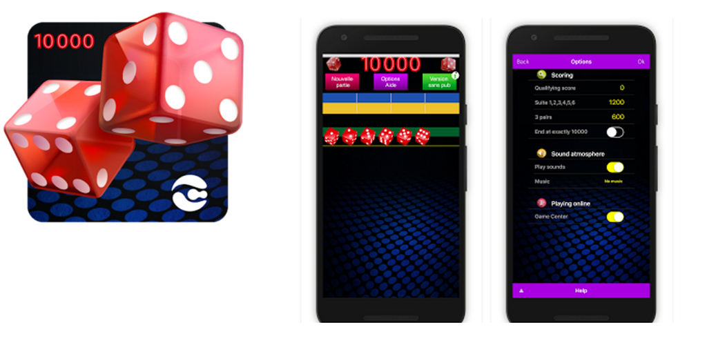 Dice Game 10000 Néon Free Apps & Games
