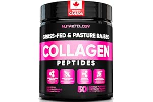 Nutratology Collagen Powder | Grass-Fed & Canadian-Made | Dissolves Easily | 50 Servings | Supports Healthy Hair, Skin, Nails