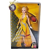 Amazon.com: Barbie Corvette Yellow Dress - American Favorites  