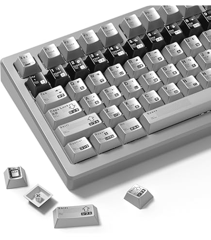 Amazon.com: KPREPUBLIC teamwolf Stainless Steel MX Keycap Silver