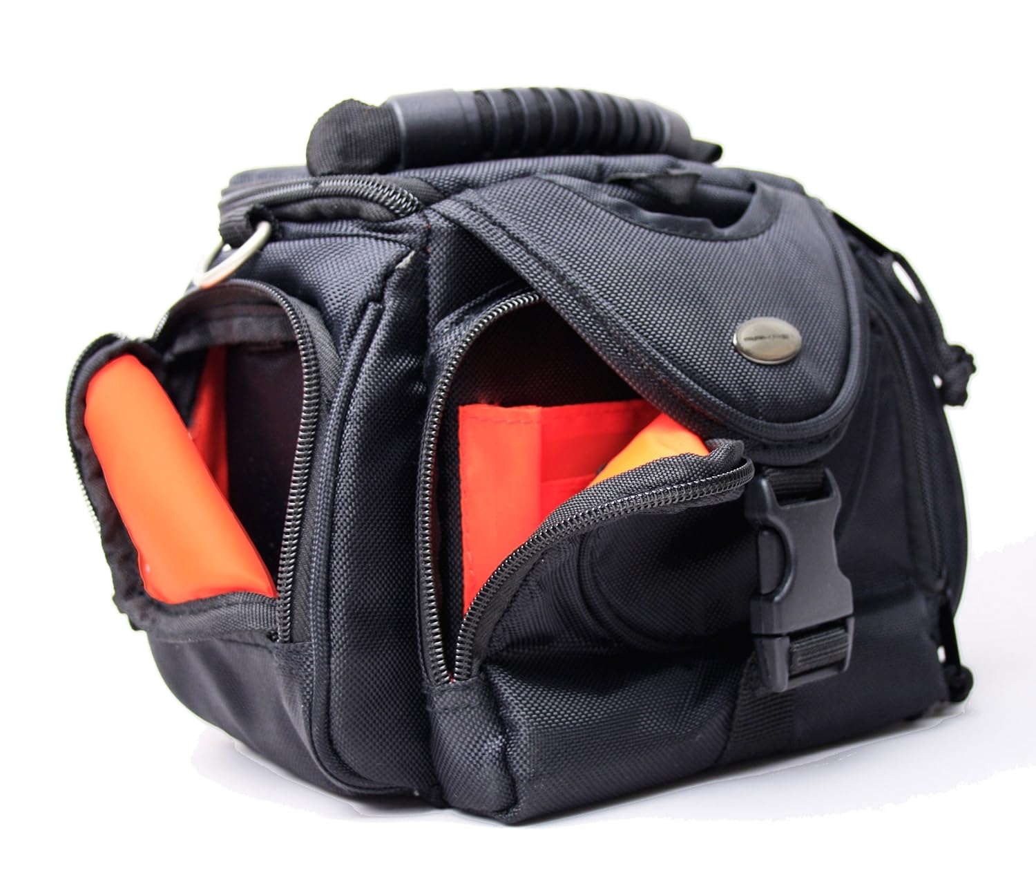 Bolsa para cámara réflex y sistema de cámara, negro / orange ...