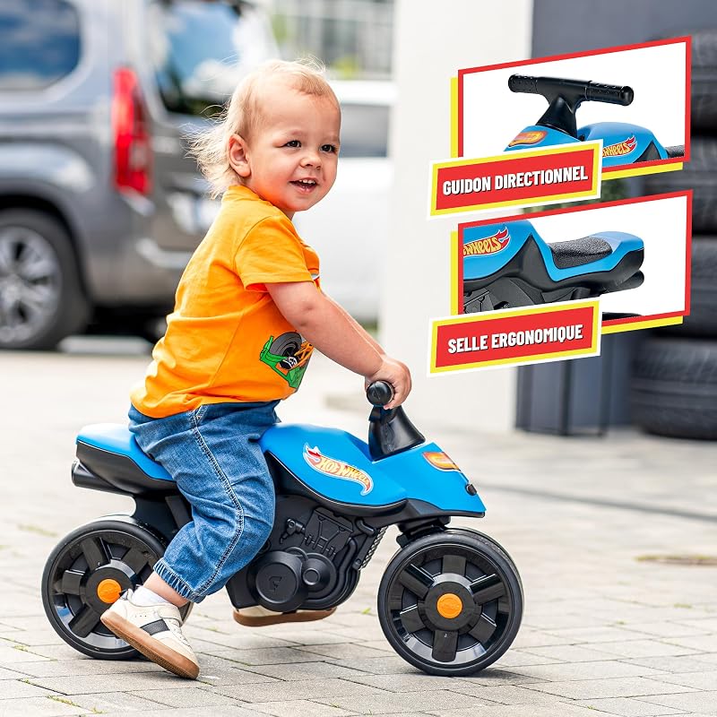 Hot Wheels Moto Draisienne Niño, Ruedas Anchas, a Partir de 12 Meses — foto 3 de 7