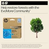 HP 937e EvoMore Cyan Original Ink Cartridge ~1650 Pages HP OfficeJet Pro 9120e view 7