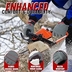 HANDLANDY Winter Work Gloves for Men