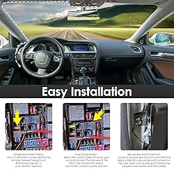 Pelsee Dash Cam Hardwire Kit, Type-C Full Set Hard