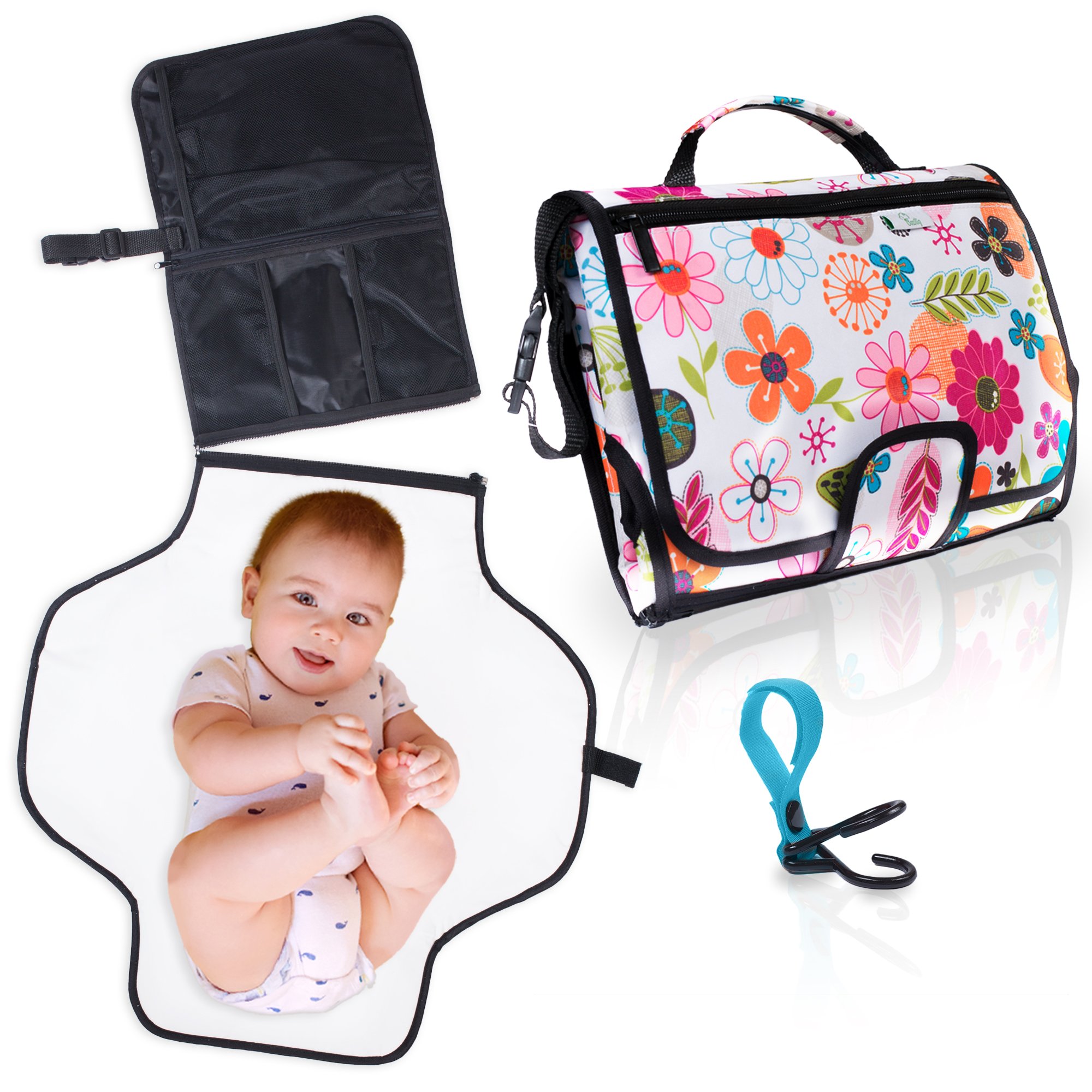 Travel Changing Pad For Baby. Easily Change Diapers On The Go! Portable