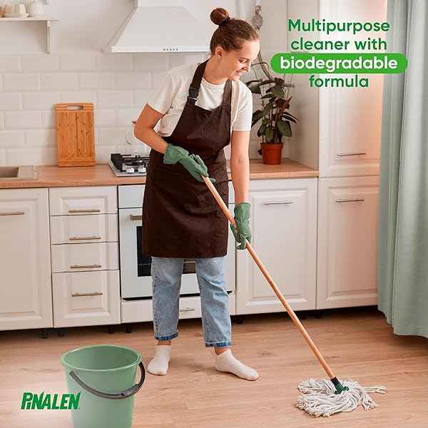 PINALEN 2X MAX AROMAS CONCENTRATED MULTIPURPOSE CLEANER – FLORAL DELIGHT SCENT – 108 FL OZ – ALL PURPOSE CLEANER FOR KITCHEN, BATHROOM, FLOORS & OUTDOORS