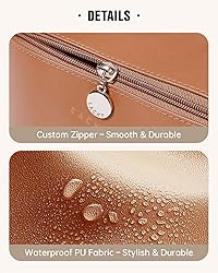 EACHY Travel Makeup Bag,Large Capacity Cosmetic