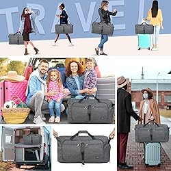 Fmeida 65L Duffle Bag with Shoes