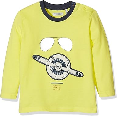 Ikks Junior Tee Shirt Ml Aviateur Jaune Jaune Vif 73 12 18 Mois Taille Fabricant 12m Bebe Garcon Amazon Fr Vetements Et Accessoires