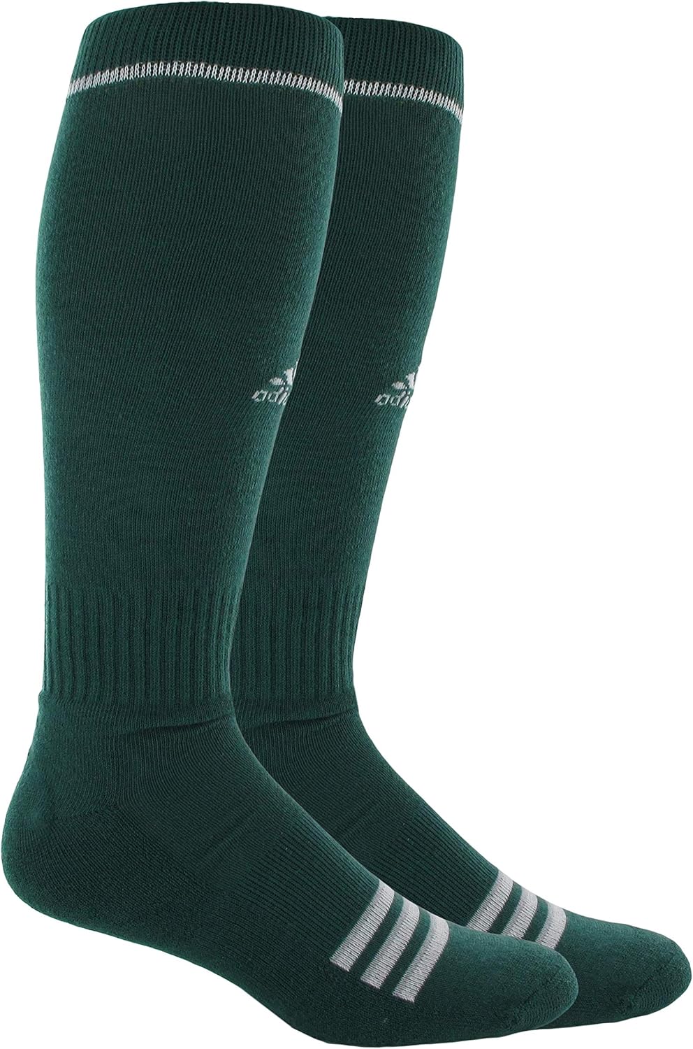adidas Rivalry Baseball Socks (2Pack), Forest Green/White
