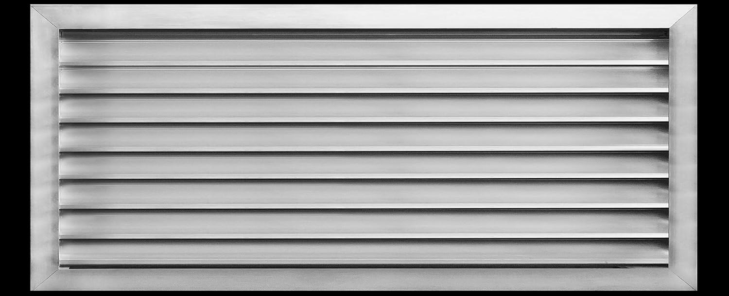 Registers, Grilles & Vents - Exterior Vent for Walls & Crawlspaces (32 x 18, Anodized Aluminum)