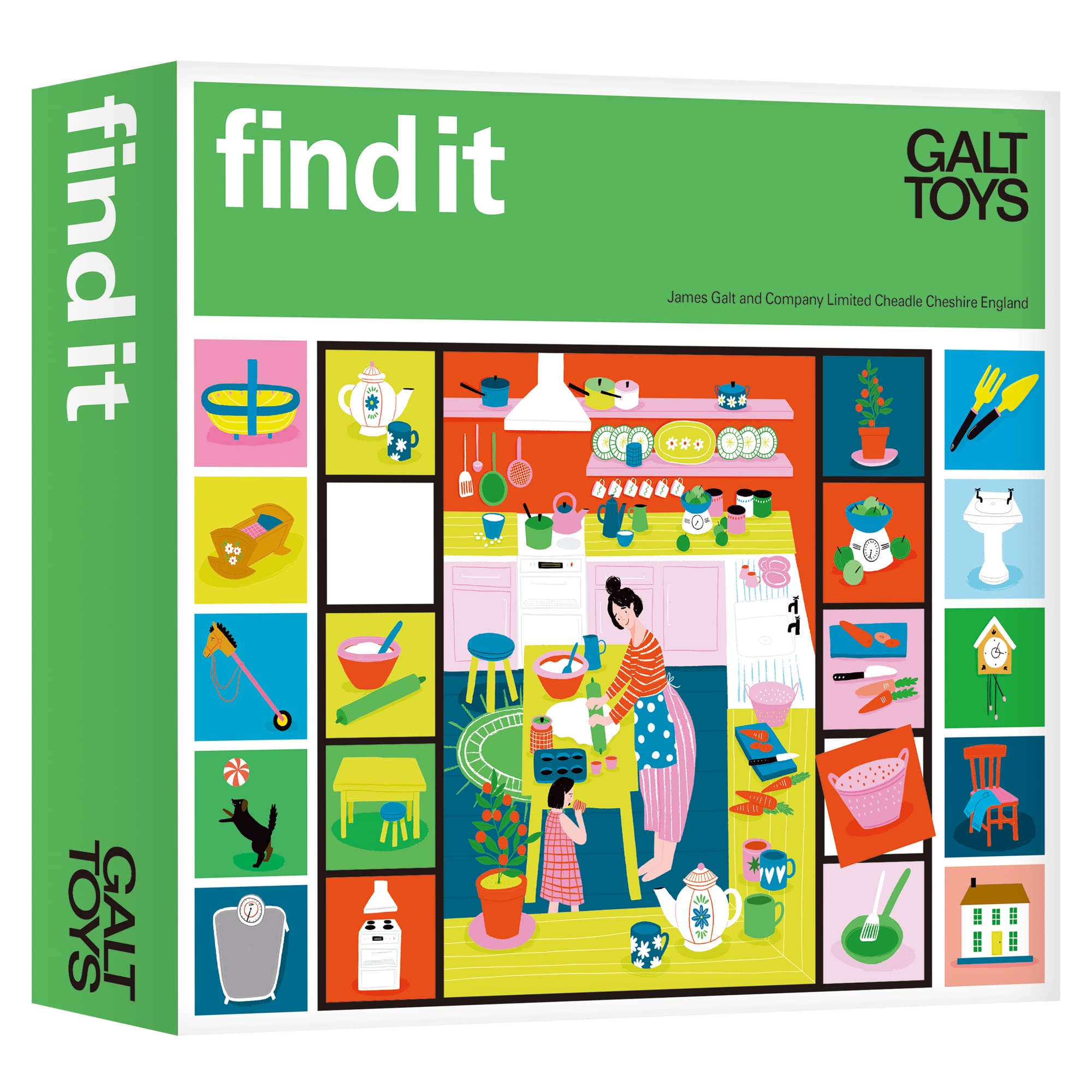 Galt Toys, Find It, Classic Picture Lotto Game for Children, Ages 4 Years Plus