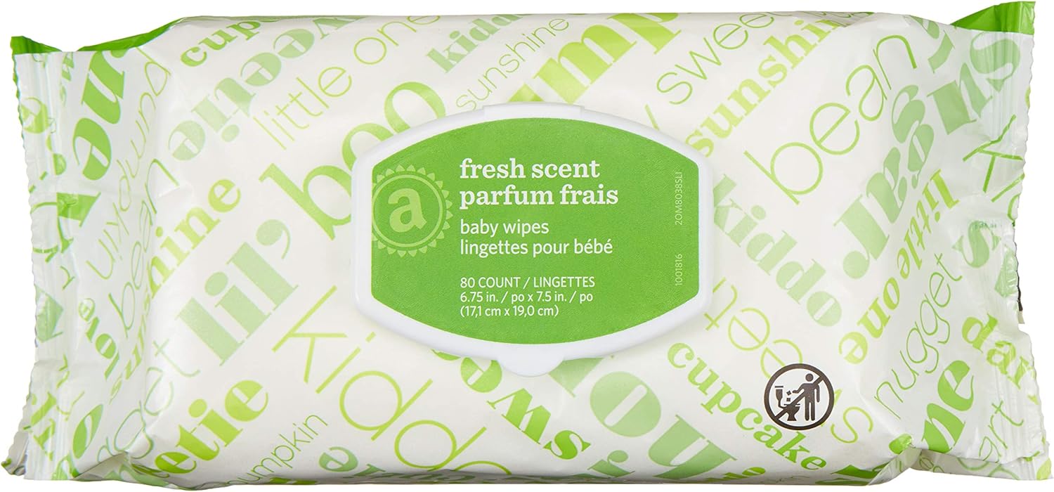 amazon elements baby wipes fresh scent