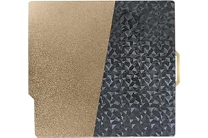 IDEAFORMER IR3 IdeaFormer Smooth Diamond PEO+Textured PEI Plate for Bambu Lab X1 X1C P1P P1S A1, Double Sided Textured PEO PEI Build Plate For Bambulab Series 3D Printers