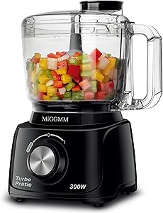Mini Food Processor, 300 Watts Vegetable Chopper,for Dicing,Mincing and Puree,Grinding,Blending and Meal Prep,Safety Interlocking Design
