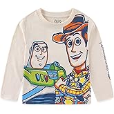 Disney Toy Story Boys Long Sleeve Shirt for Toddler and Big Kids