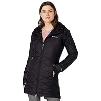 Columbia Women’s Heavenly Long Hybrid Winter Jacket, Water repellent, Down Style