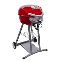  Patio Bistro 240 Char-Broil Kugelgrill rot XXL Camping Balkon Garten ✔ Rollen ✔ Deckel ✔ rund ✔ rollbar ✔ stehend grillen ✔ Grillen mit Elektrogrill ✔ mit Rädern 
