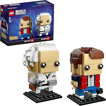 Amazon Amazon Co Jp限定 レゴ Lego ブリックヘッズ マーティ マクフライ ブラウン博士 ブロック おもちゃ