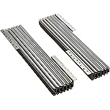 Coppia Guide Per Tavolo Allungabile Art. 1530 - Estensibile Fino A 71cm, Per Tavoli Da Pranzo