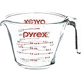 Pyrex Prepware 1-Cup Measuring Cup, Clear with Red Measurements