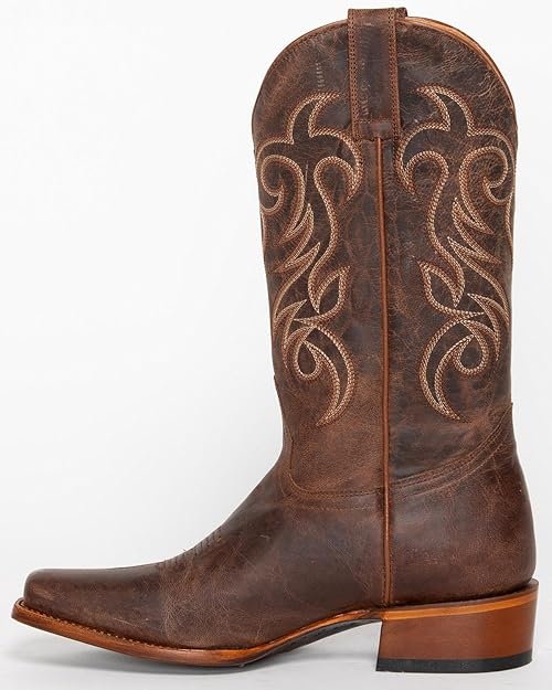 botas vaqueras de mujer cuadradas