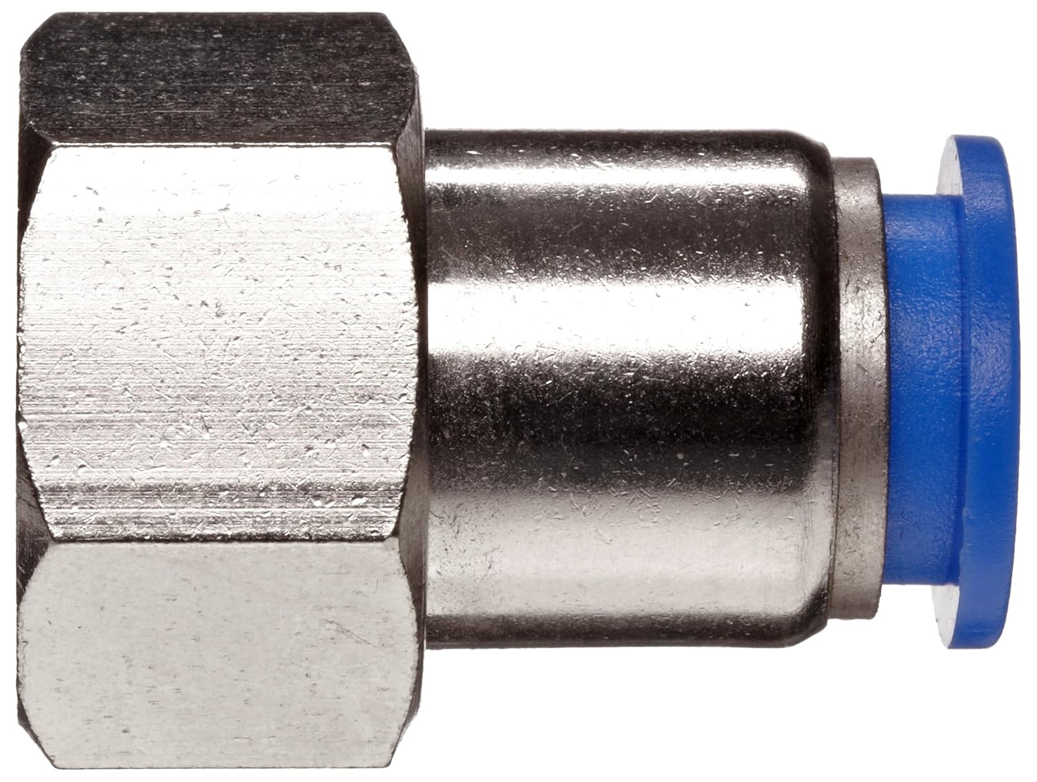 PCNY24050806 Brennan PBT Female NPT 3/8 x OD Tube 1/2 Adapter