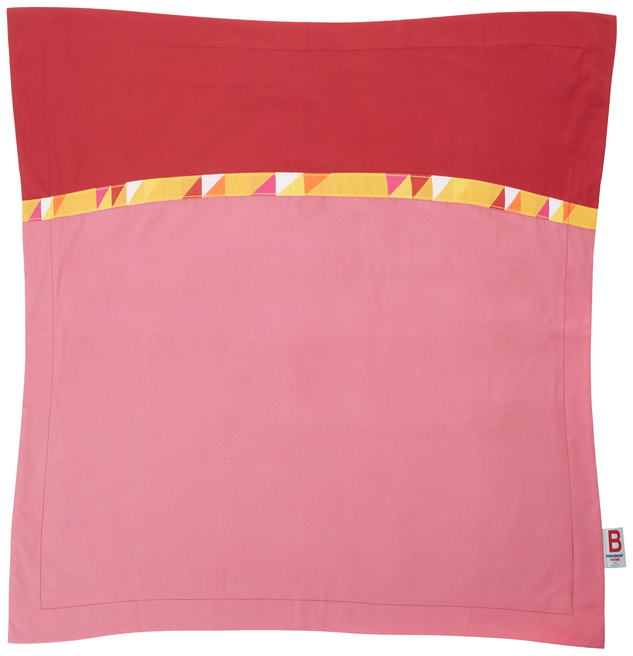ESSIX 3359101042646 Toi & Moi PWS Cotton Square Pillowcase 65 x 65 cm pink