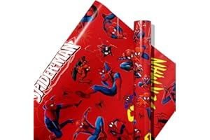 Hbavfihnbg 5 Pcs Spider Wrapping Paper Spider Gift Wrap Bulk Art Paper Folded Flat for Baby Shower Spider Birthday Party Decorations Wedding DIY Crafts Gift Packing, 20 x 30 Inch